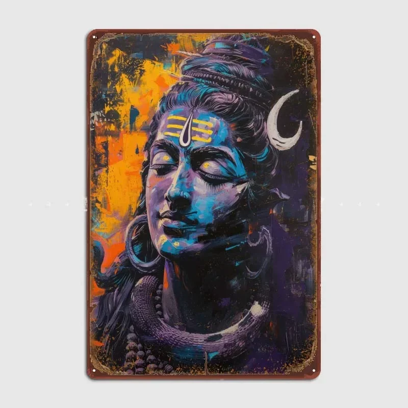 Cosmic Shiva Poster Custom Metal Signs Gamer Room Decoration Retro Tin Sign for Decorating Bar Coffee Bar Garage Wall Art Mural