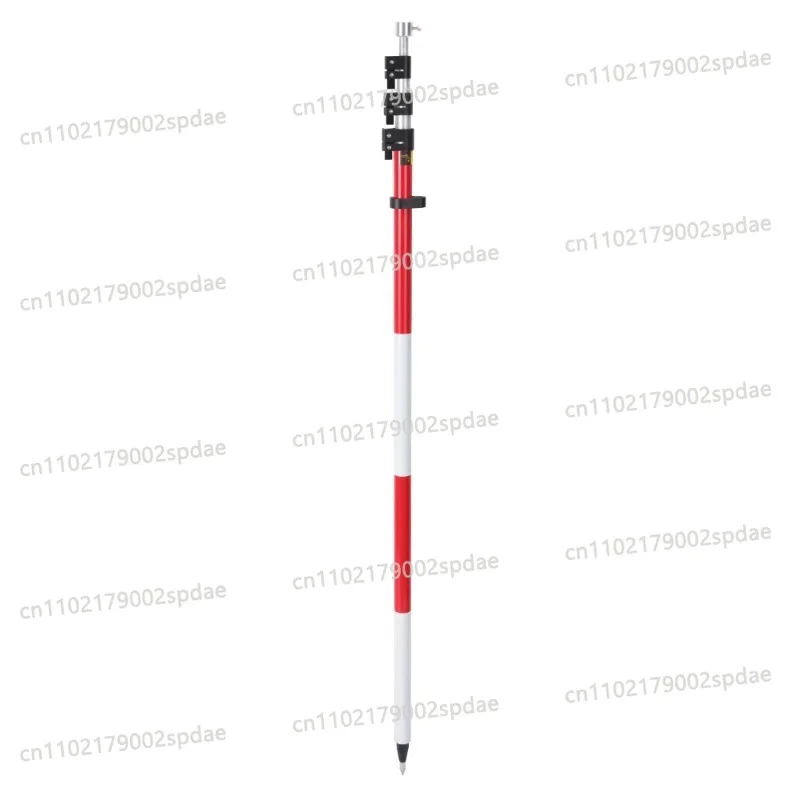 3.6m 4.6m 5.2m Aluminum Telescopic Surveying Prism Pole, Quick high accuracy,Measuring accessories survey and draw