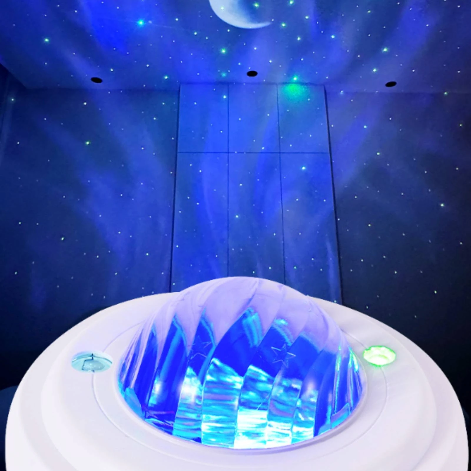 Ambient Lamp with Bluetooth Speaker Compact Northern Lights Illuminator Illuminator with Bluetooth Speaker Adjustable Dynamic