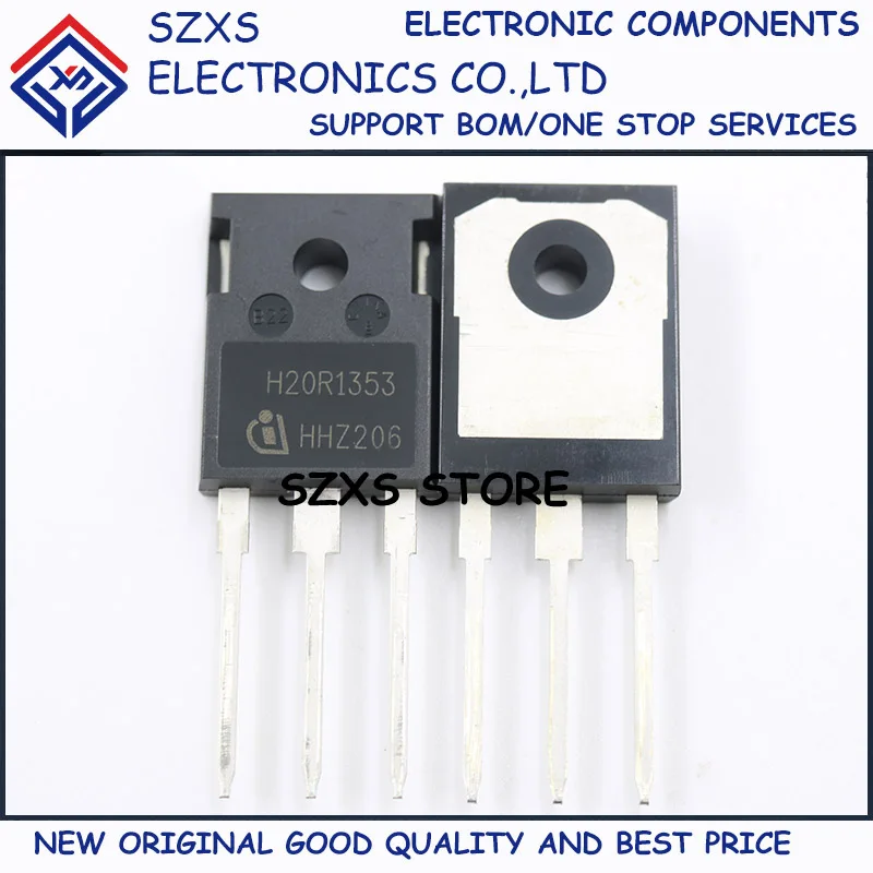 New Original 10Pcs H20R1353 IHW20N135R3 TO-247 20A 1350V MOSFET Field-effect Transistor In Stock Good Quality