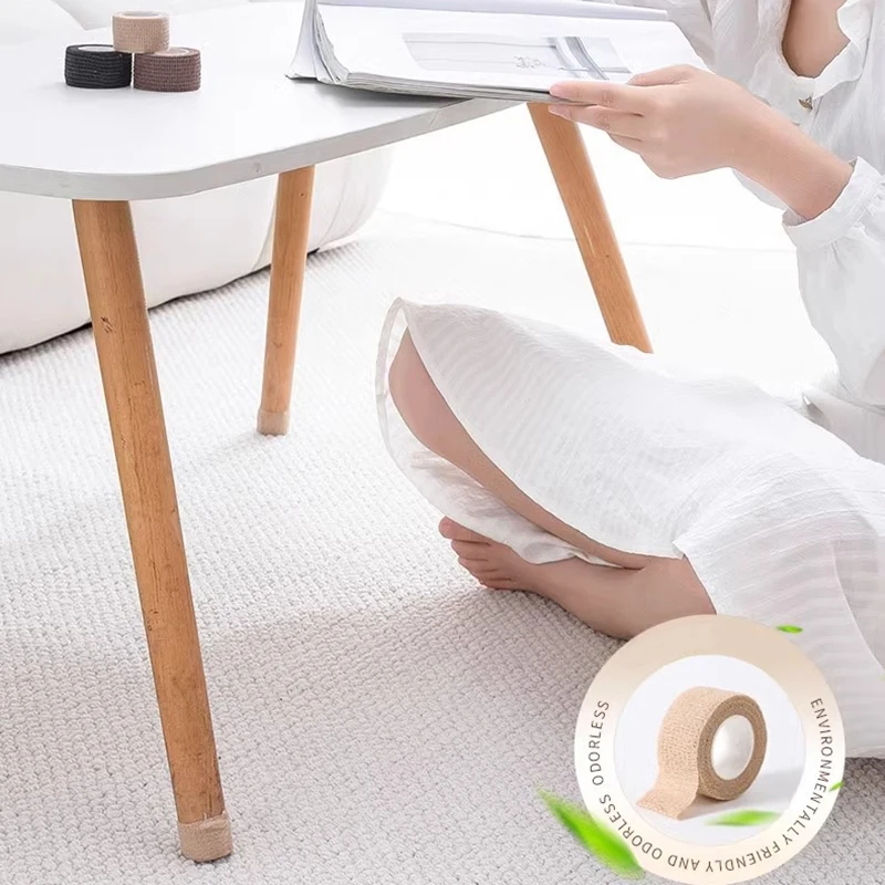 

10 шт., противоскользящие мебельные накладки, многофункциональная лента, противотизымные подушечки для ног, защитные чехлы для пола для столов, стульев