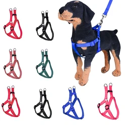 Dog Cat Harness Leash Adjustable Harness Vest Leash Collar Puppy Small Dog Outdoor Walking Chihuahua Terier Schnauzer