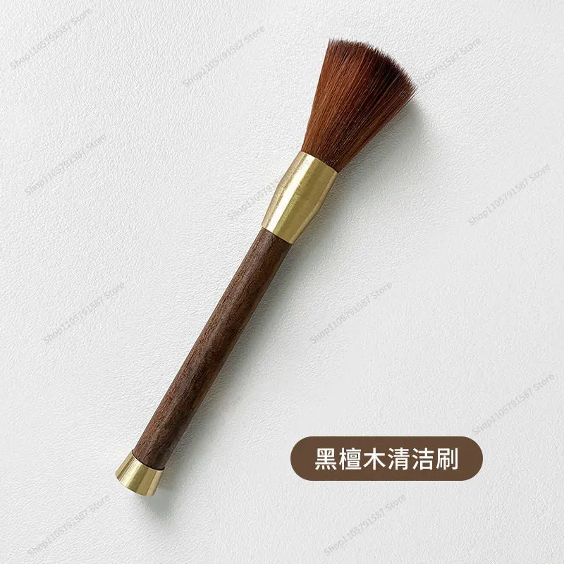 For Coffee Powder Cleaning Brush Bean Grinder Cleaning Brush Coffee Bar Wooden Handle Mane Painting