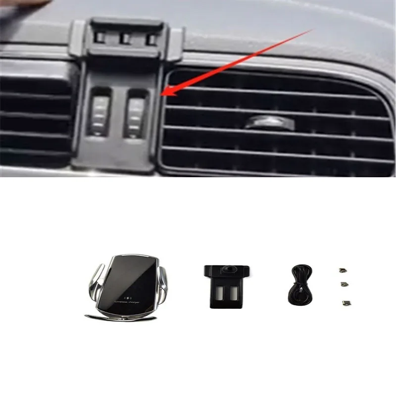 15w Schnell ladegerät kabelloses Ladegerät Auto halterung Telefon halterung automatische Klemmung für 2014-2018 Volkswagen Polo