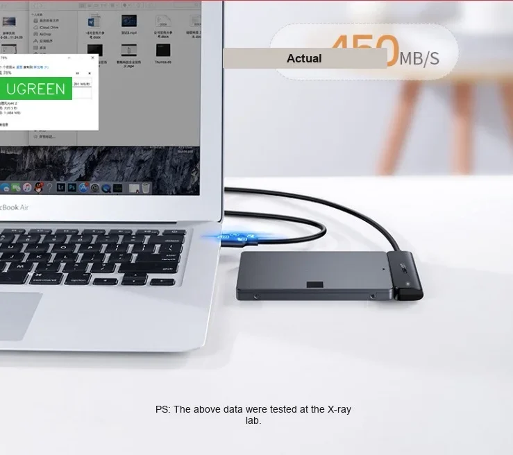 UGREEN 70609 USB 3.0 to SATA Adapter Cable for 2.5 Inch SATA HDD SSD 5Gbps view 6