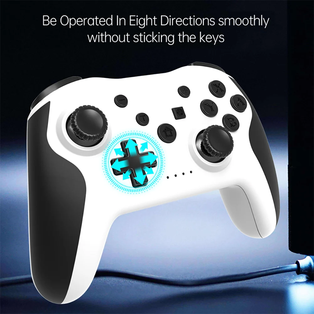 Wireless Controller BT 2.4G For Nintendo Switch Pro PC Tablet PS3 Tesla Shock Joystick Gamepad Lag-free Gaming Experienc