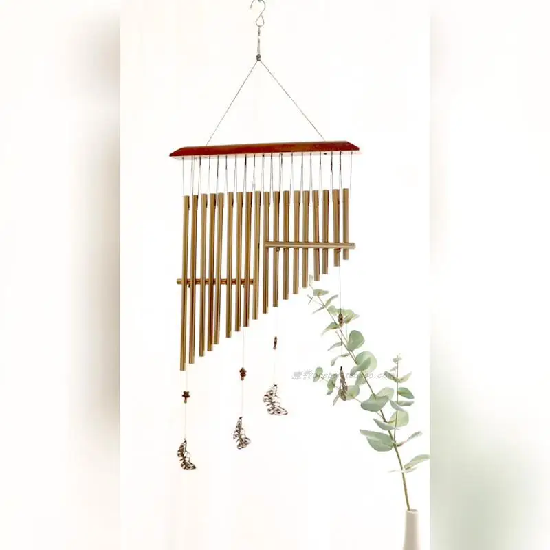 SGF الصينية الرجعية شنقا الديكور في الهواء الطلق فراشة هدية عيد ميلاد الدعائم الرياح الموسيقية الرنين