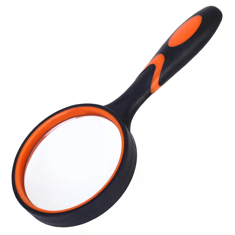 75mm Handheld Magnifying Glass 10x for Kids Seniors Non-slip Reading Magnifier Lens for Classroom Science Nature Exploration