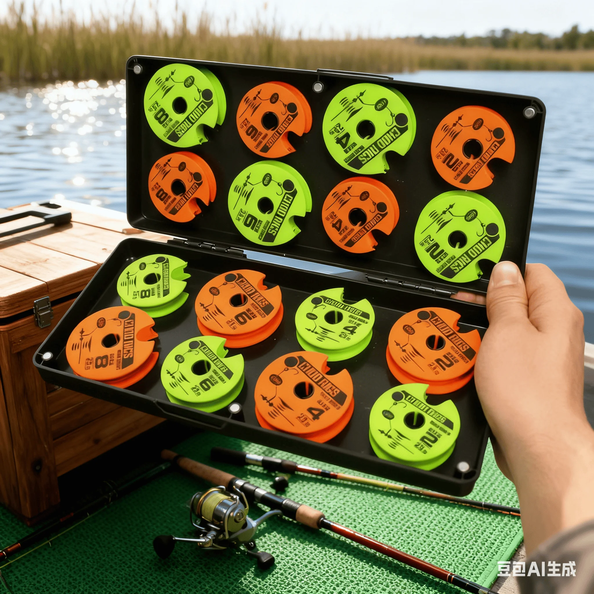 

Коробка для снастей для ловли карпа, волосы для ловли карпа, катушки для ловли карпа, коробка для лески, намотчик лески с 40-контактными шпильками