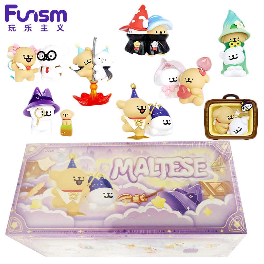 

Original FUNISM Maltese Magic Adventure Team Series Blind Box Cartoon Action Figurines Adorable Ornament Birthday Gifts in Stock