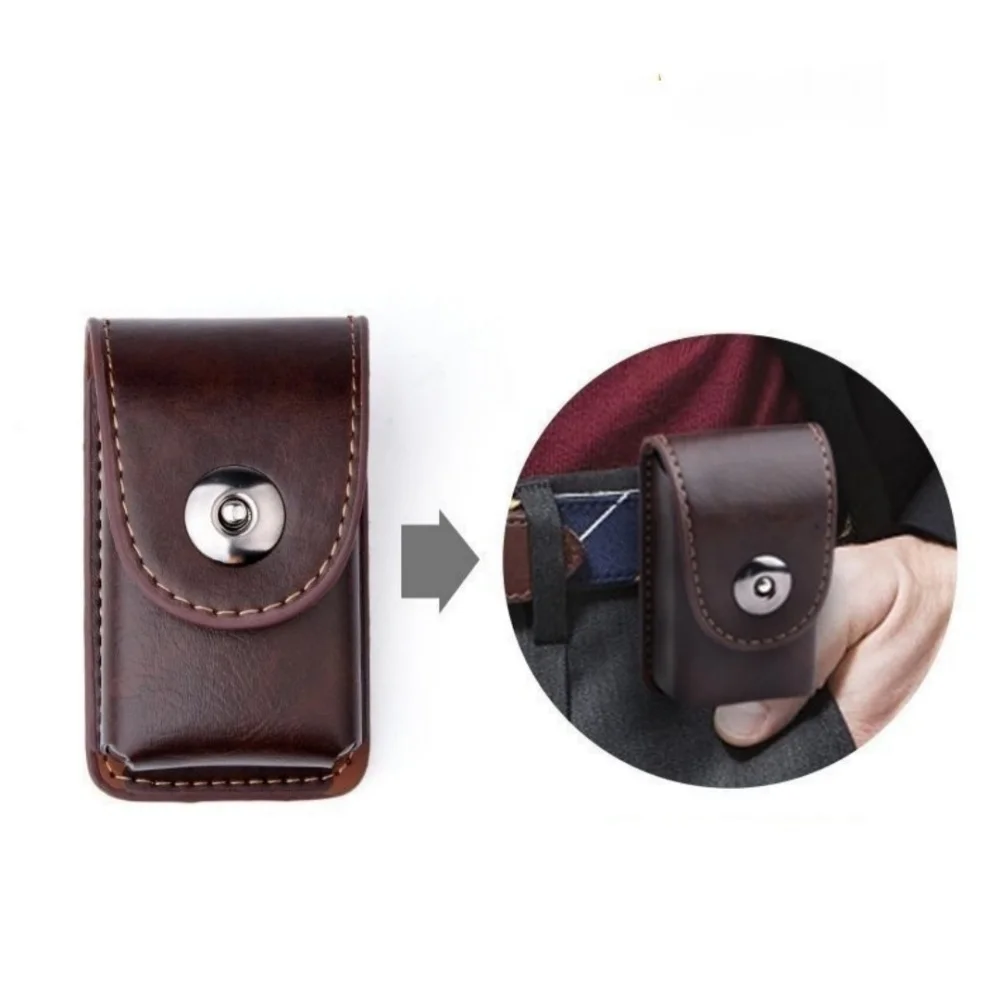 حافظة نظارات بحزام يمكن ارتداؤها، حافظة نظارات شمسية خفيفة الوزن قابلة للطي، صندوق نظارات مقاوم للسحق، صندوق تخزين نظارات محمول مدمج #5