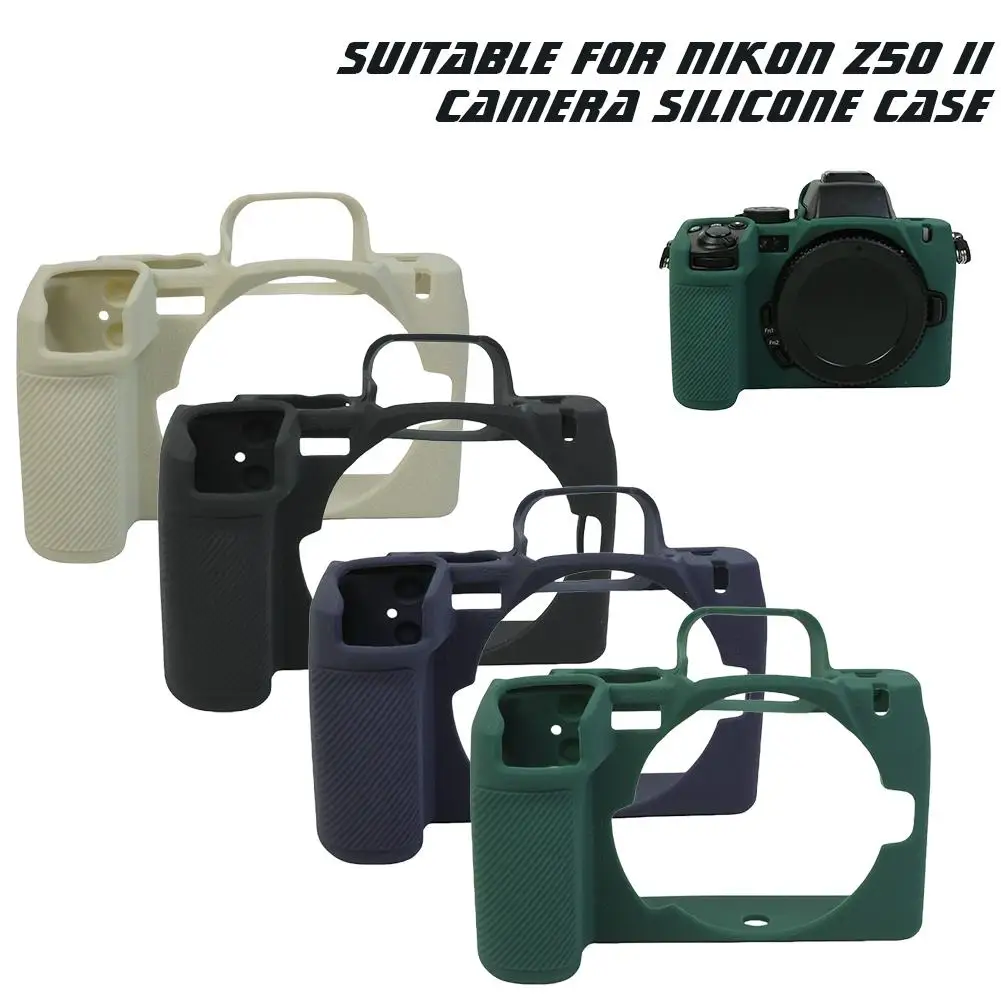 

Rubber Silicon Case Body Cover Protector Frame Skin For Nikon Z50 II Z50II Z50 Mark II Mirrorless Camera U3G0