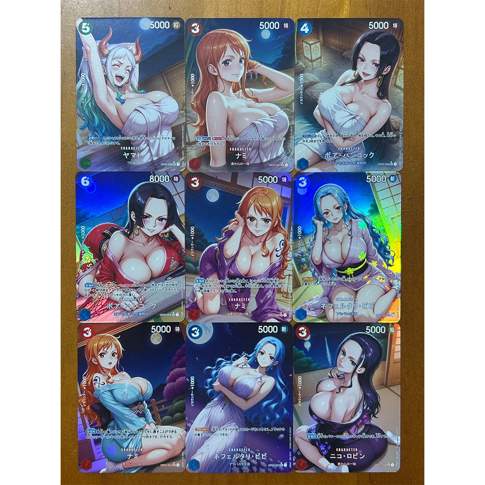 Carte Anime une pièce Nico Robin Tony Tony Chopper bricolage fait maison texture bronzante carte de Collection cadeau d'anniversaire de noël jouets