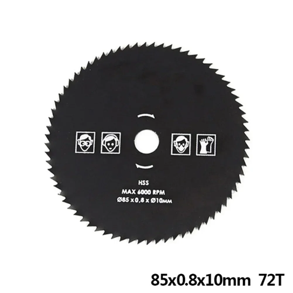 Confezione da 5 lame per sega circolare da 85 mm disco da taglio per legno accessori per utensili elettrici lama per sega circolare foro interno disco da taglio per legno da 10 mm