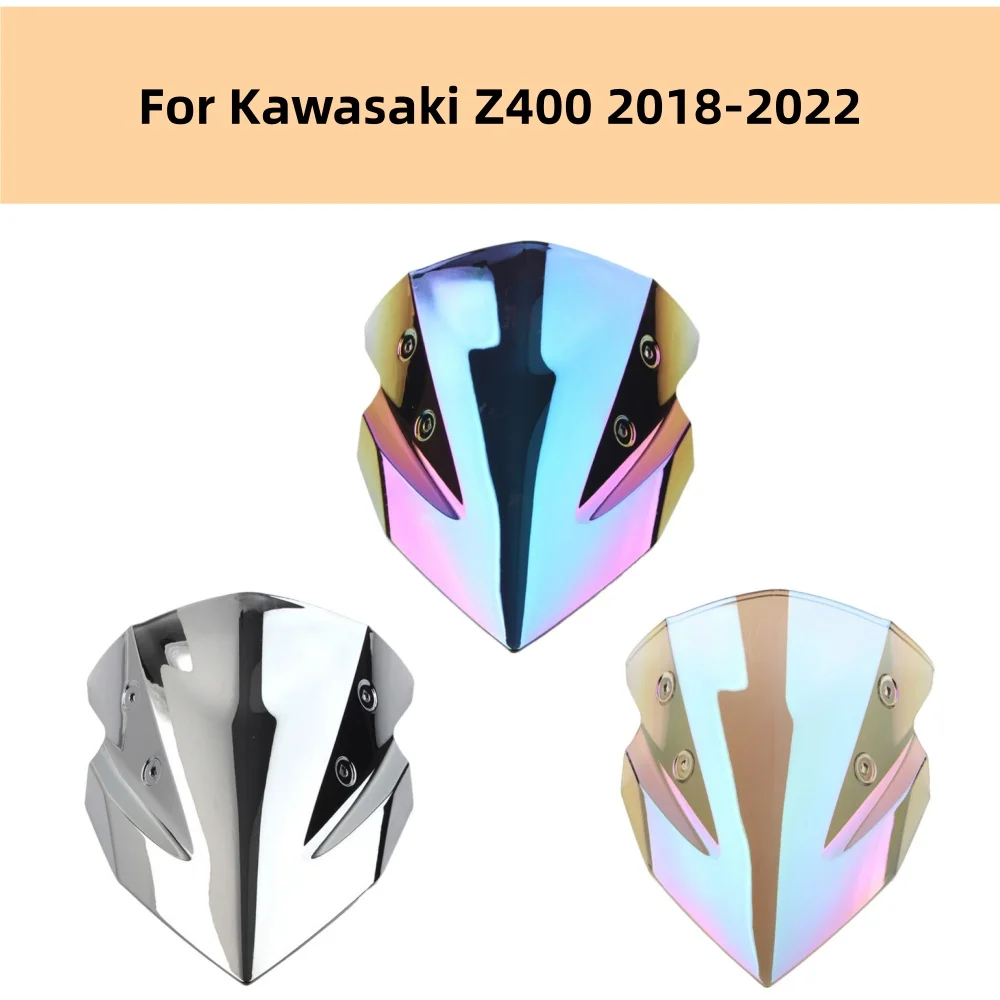 

Z400 Z 400 Z-400 Motorcycle Double Bubble Windshield Deflector Protector Windscreen For Kawasaki Z400 2018-2022 Z400 Z 400 Z-400