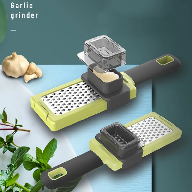 Convenient Garlic Press Plastic Manual Garlic Mincer Chopping Garlic Tools Curve Fruit Vegetable Tools Kitchen Gadgets