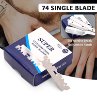 100pcs Razor Blades Stainless Steel Safety Razor Blades For Shaving Razor Replace Men Shaver Barber Blade Tool