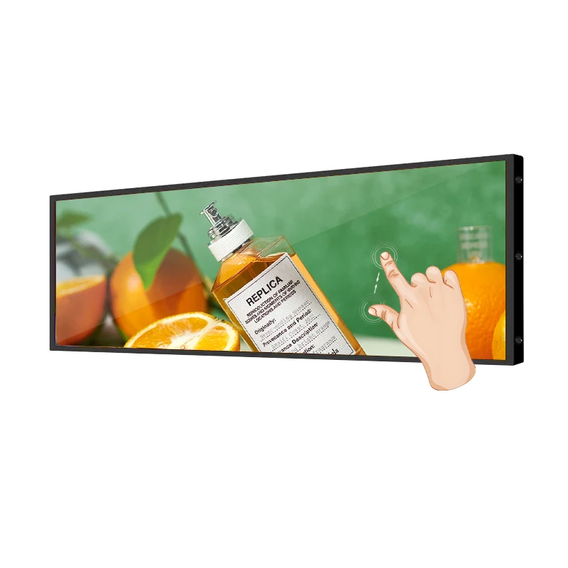 Stretch bar LCD 4K high brightness touch screen