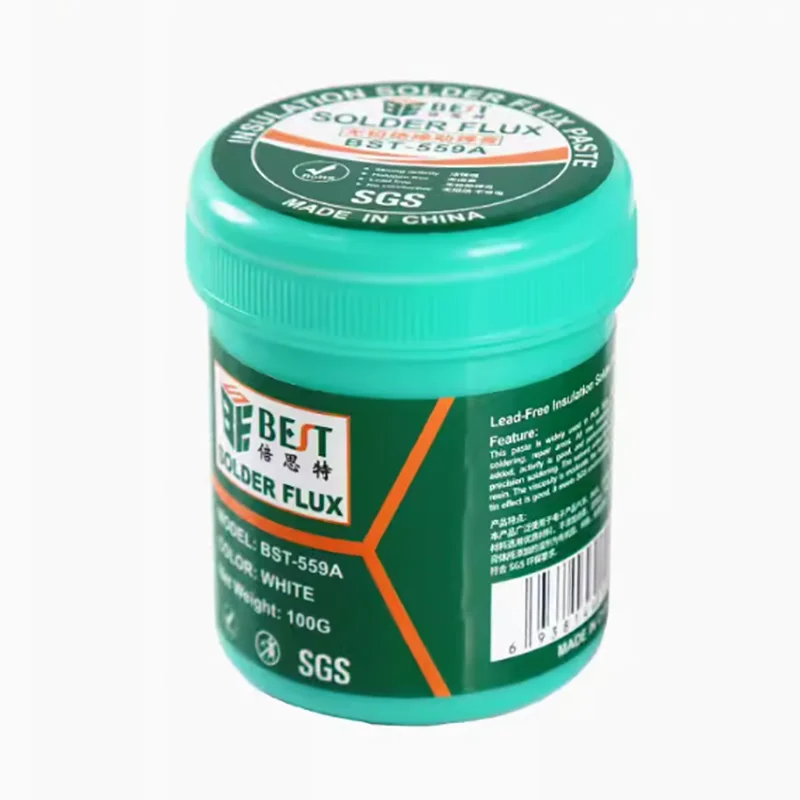 Solder paste BST-559A Lead-free insulation BGA solder paste Free wash maintenance Lead-free halogen-free solder oil 100g