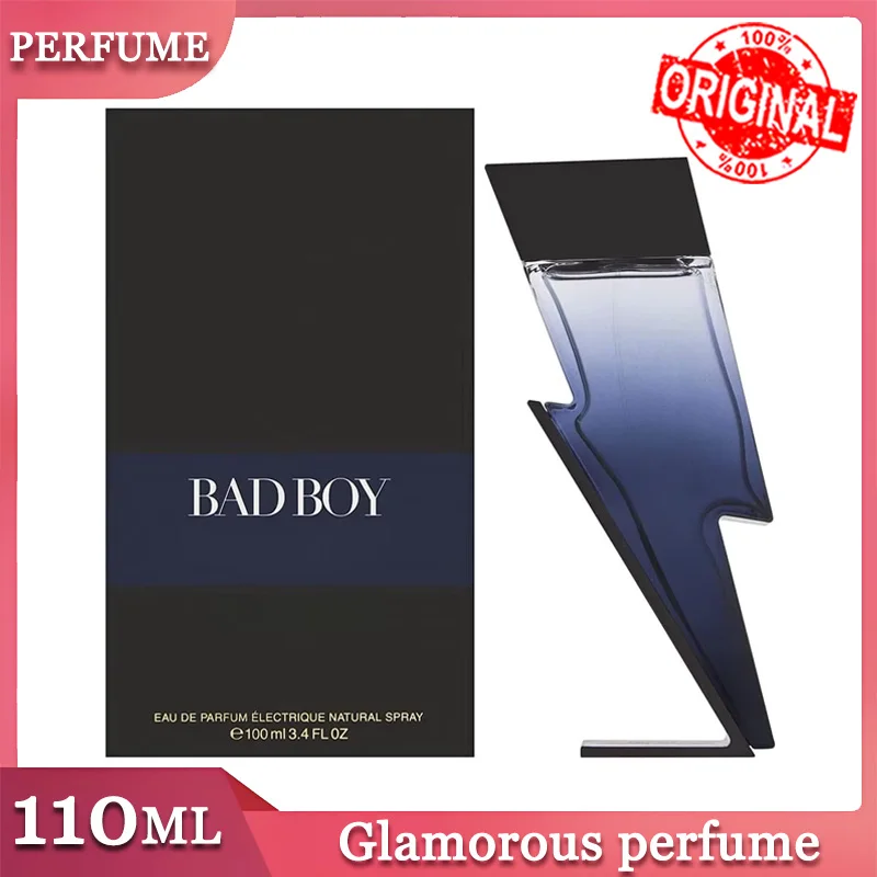 2025 gran oferta 110ML Perfumes Masculinos Bad Boy Lightning Eau De Parfum Spray para hombres regalos de fragancia clásicos para hombres