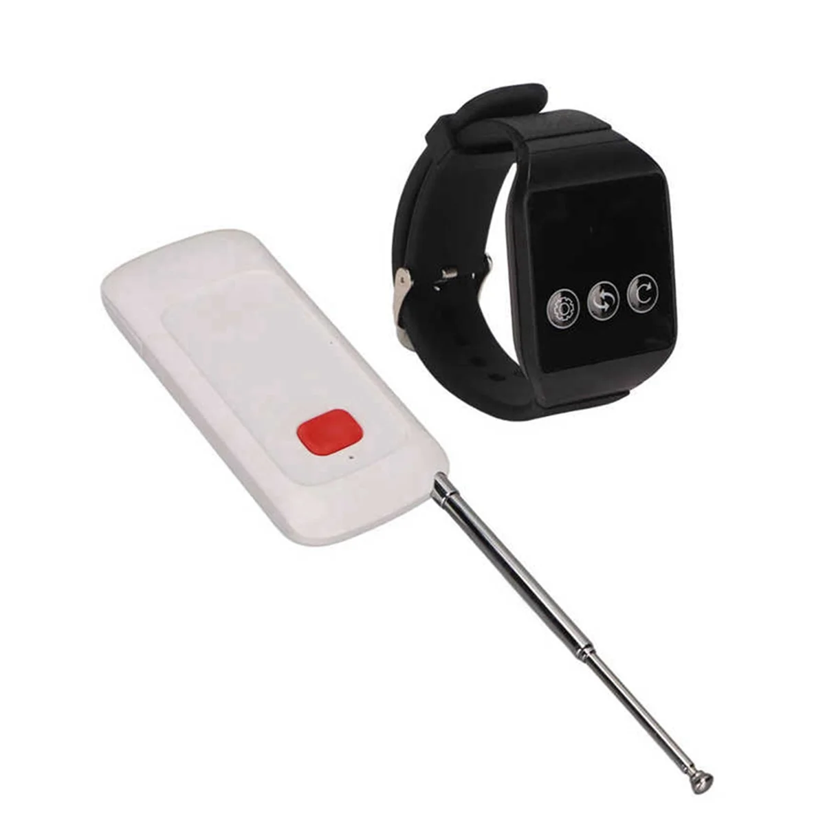 Pager de cuidador sem fio, sistema de chamada de enfermeira sem fio, botão de alerta à prova d'água para hospital doméstico