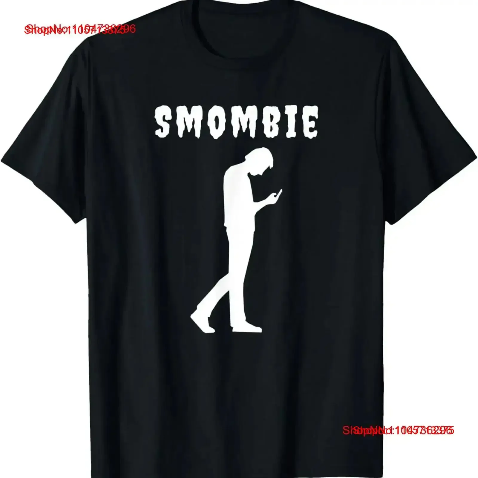 Smombie Smartphone Zombie Cell Phone T Shirt vintage Washed Stylish Versatile Breathable Top For Everyday Wear Comfortable