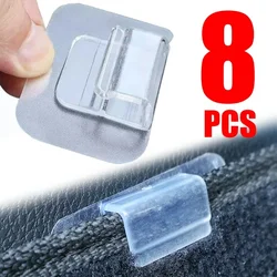 Car Foot Pad Fixing Clips Universal Floor Carpet Self-adhesive Non-slip Fastener Stickers Car Interior Mat Organizer Accessories