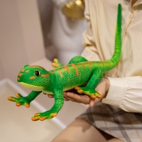Simulated Gecko Doll Creative Lifelike Chameleon Plush Toy Creative Boy Pillow Stuffed Doll Birthday Gift Rag Doll