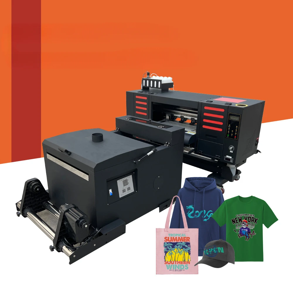 New for Xp600 Print Impresora 60 Cm A3 Dtf Machine With Roller T Shirt Printer auplex xp600 dtf printer kaiou dtf a3 printer