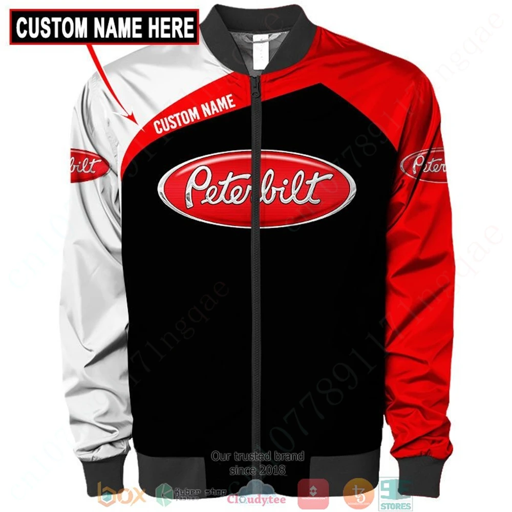 

Peterbilt Windbreaker Jackets For Men's Clothing Thick Coats Bomber Jacket Techwear Baseball Uniform Harajuku Parkas 3D Jacket