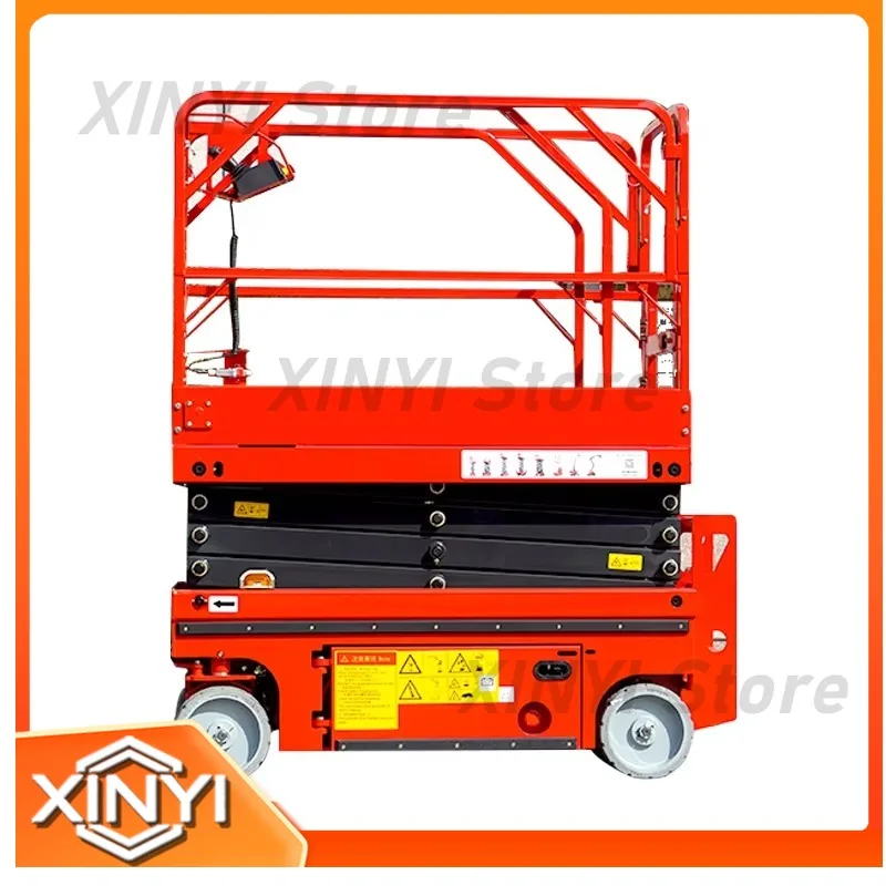 Electric Folding Elevator Lift Table for Mini Electric Ladder Construction Scaffolding Machine Wire Rope Sling Warehouse Use