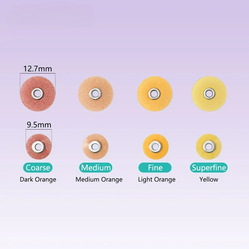 

80 Pcs Dental Polishing Discs Composites 135℃ Autoclavable Ceramics and Glass Ionomer Restorations Dental Consumables Materials
