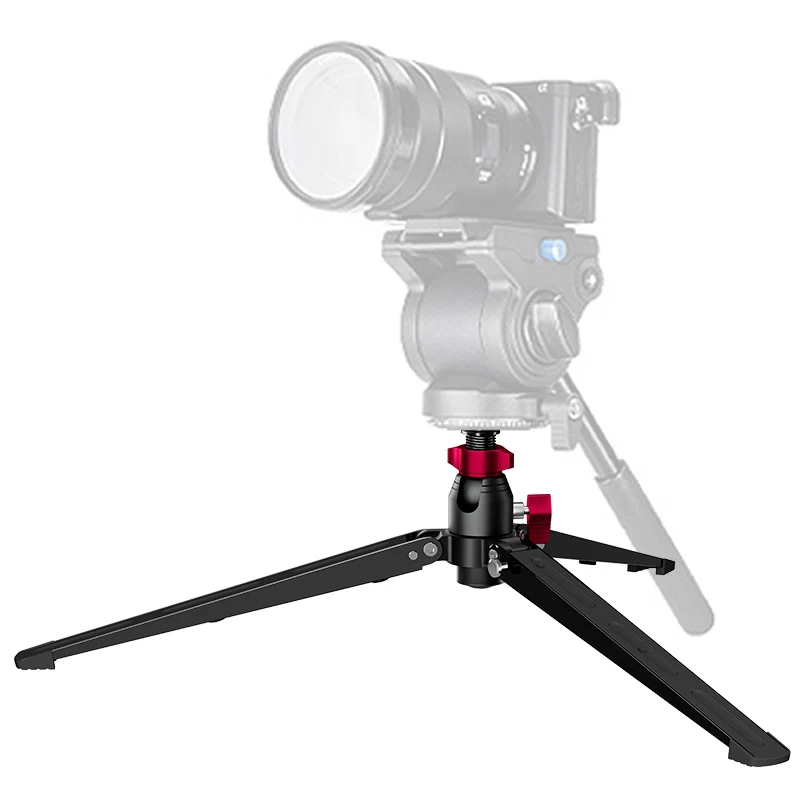 Wspornik ze stopu aluminium Wspornik statywu Wspornik aparatu SLR Mini pulpit Fotografia Podstawa statywu Adapter 3/8 cala Monopod — zdjęcie 6
