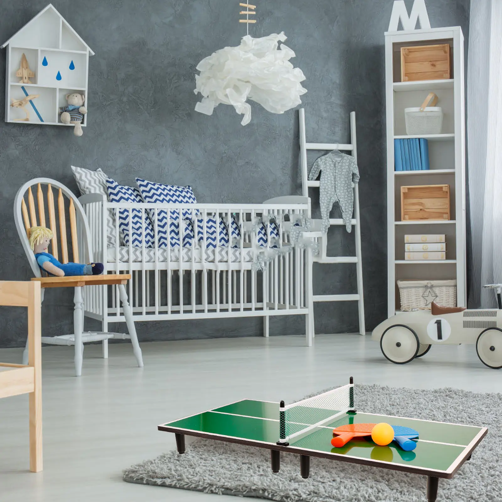 

Набор миниатюрных портативных настольных теннисных столов для игры на рабочем столе, для семейного досуга, легко хранить