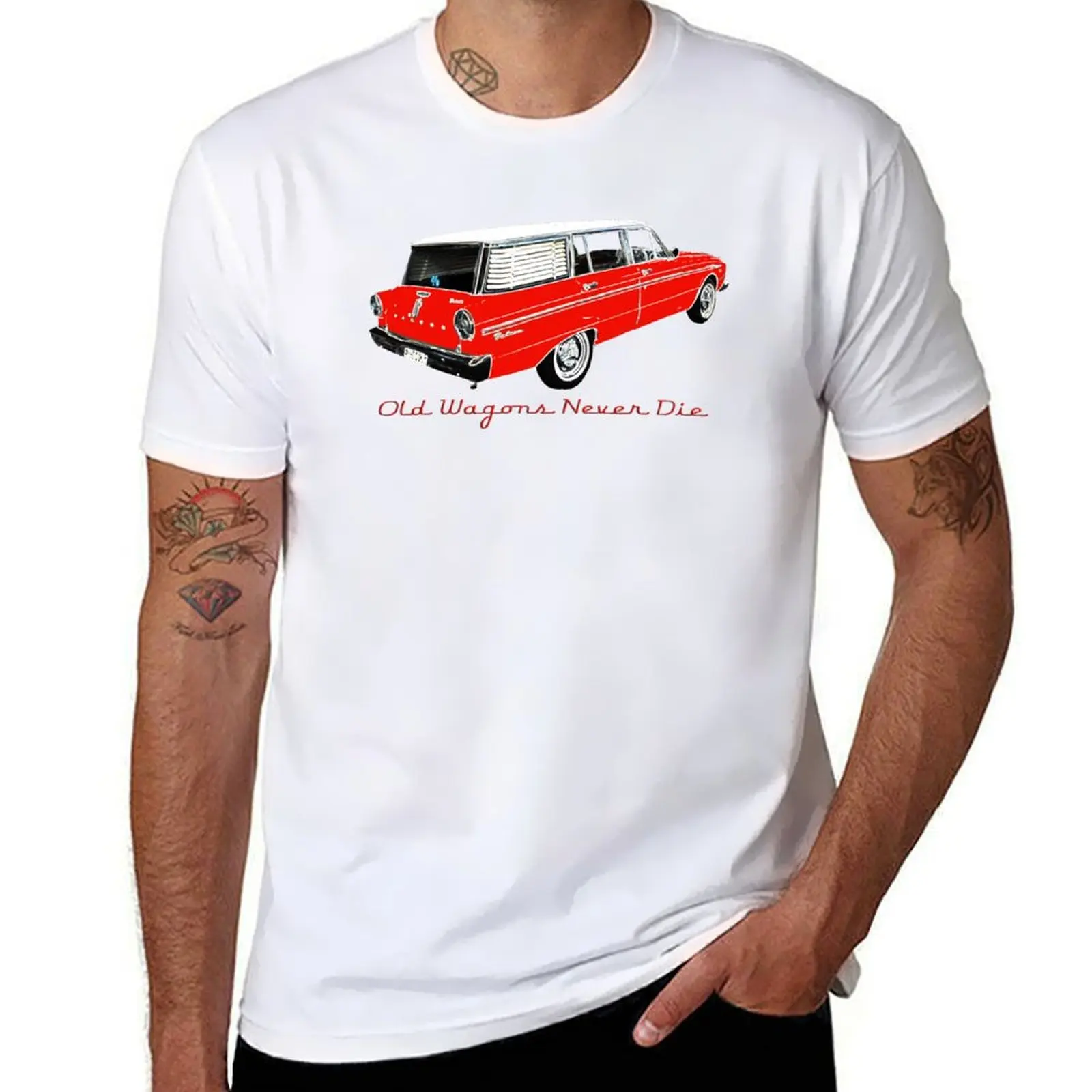 

XM Falcon Wagon - Old Wagons never die T-Shirt man t shirt luxury t shirts for man cotton T-Shirt