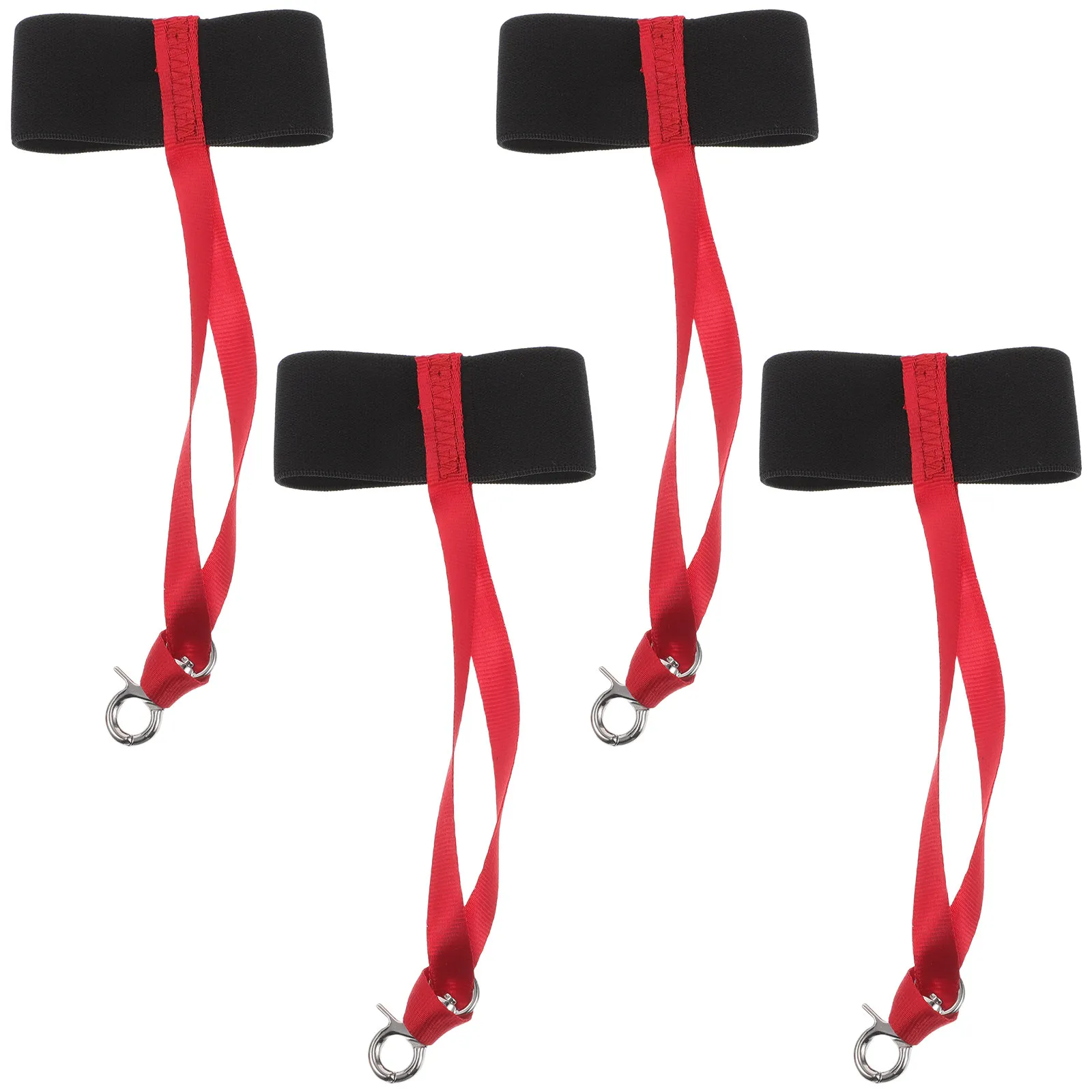 

4Pcs Elastic Glove Leash Strap Set for Ski Mitten Security Strong Material Prevents Loss in Cold Weather Activities