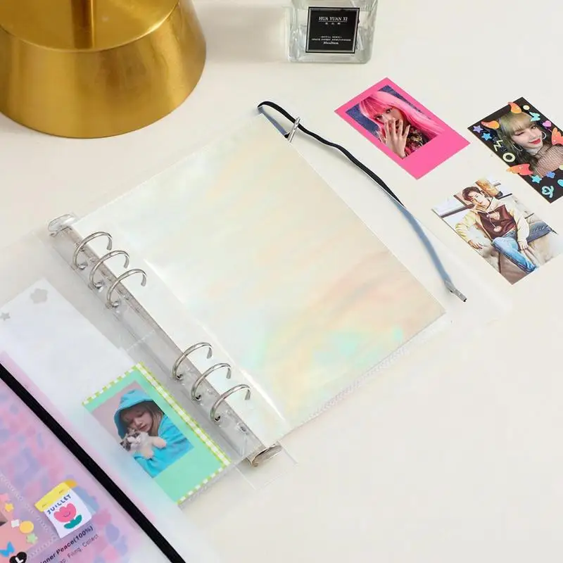 Kpop Album Binder 3 Inch Waterproof A5 Refillable Photo Album Kpop Fans Photocard Album Students Binder For Postcards Business