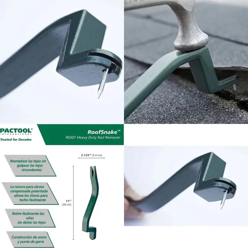 Nail Lifter Crowbar Nail Remover Tool Roof Panel Nail Puller Installation and Removal Tool