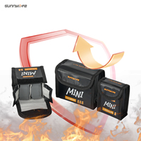 LiPo Battery Safe Bag Fireproof for DJI Mini 5/4/3 Pro/Mini 3 Protective Case Lithium Battery Safe Explosion-proof Bag