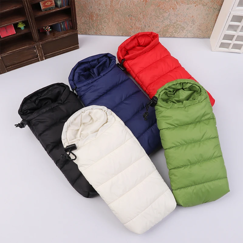 1Pcs Doll Simulation Sleeping Bag Dollhouse Bedroom Furniture Toys Dollhouse Outdoor Camping Scene Decoration Accessories