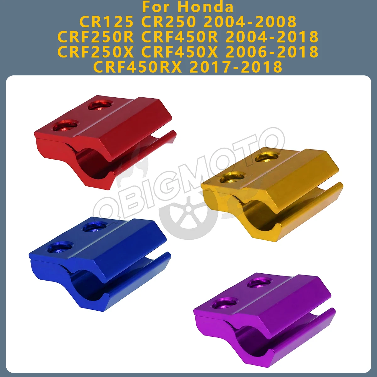 

Motorcycle Front Brake Line Holder Hose Guide Spare Clamp CNC Accessories For CR125 250 CRF250R 250X CRF450R 450 450RX 2018-2004