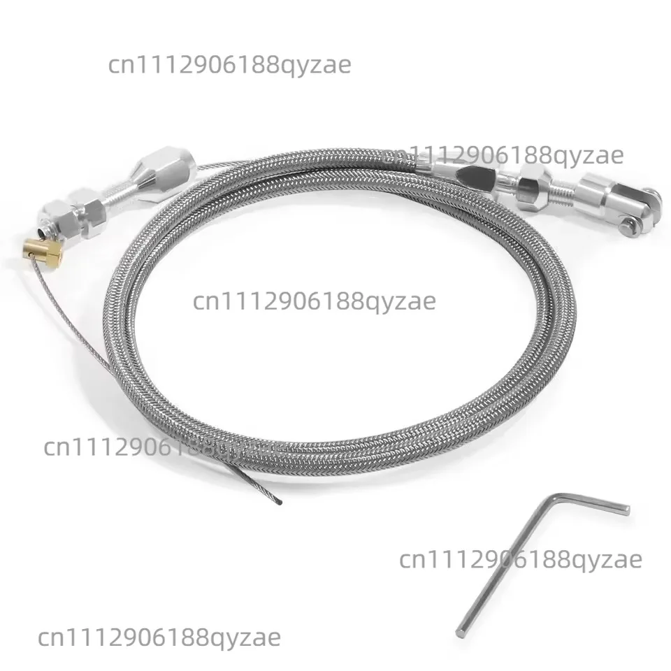 Automotive Retrofit 36-Inch Throttle Cable for Chevrolet 97-07 Throttle Braided Cable Kit LS1