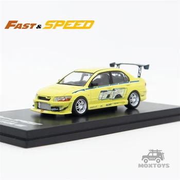 * Preoder * Fast Speed ​​FS 1:64 Lancer Evolution EVO VII FNF Fast & Furious Green Diecast Model Car - Re-order ETA MAR 2024