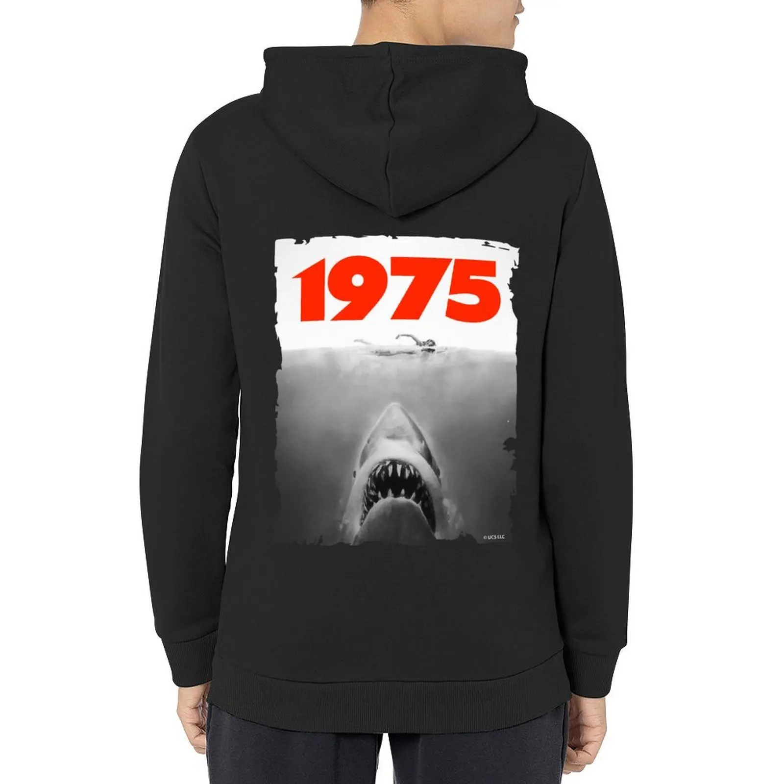 

Jaws 1975 fan art Hoodie men clothing autumn jacket men mens designer clothes mens clothing autumn hoodie