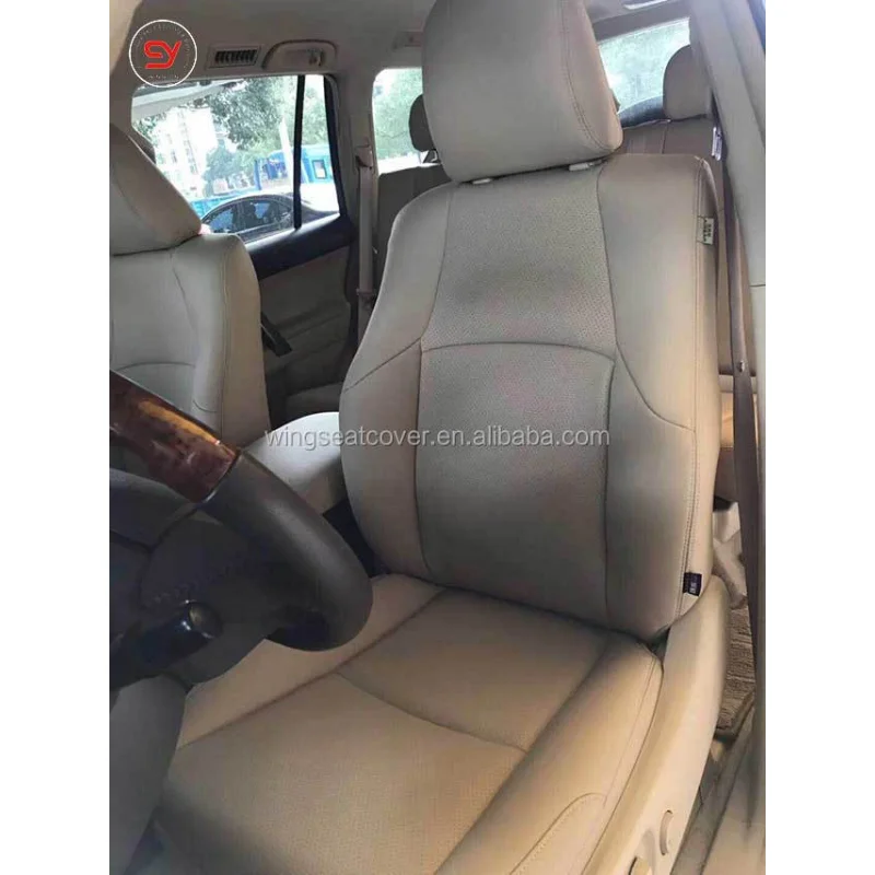 Full set leather car seat covers for SUV Toyota land cruiser prado LC150 LC120 AT VX GX V6 PRADO 120 PRADO 150