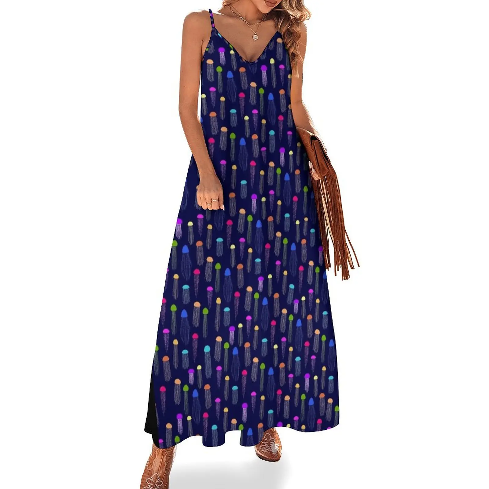 

Jellyfish forest Sleeveless Dress summer dress korean women evening dress woman for pregnant women