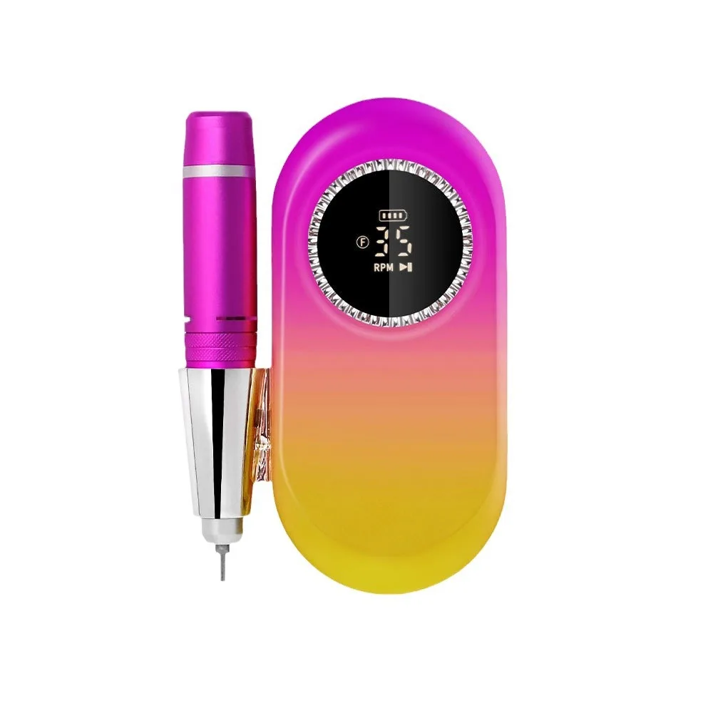 Portable Electric Rechargeable Nail Polish Remover Foot Care Exfoliating Nails Sander for Acrylic Gel Polish Manicure Tools