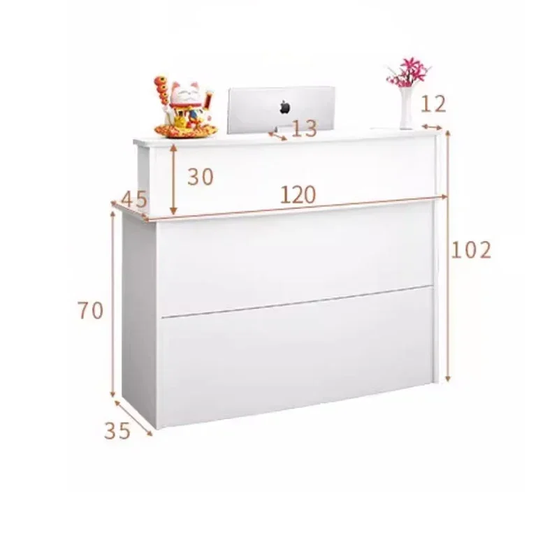 Furniture Design Stores Modern Reception Counter Receptionist Front Hairdressing Bank Cash Cabinet Recepcion Mueble Table Spa