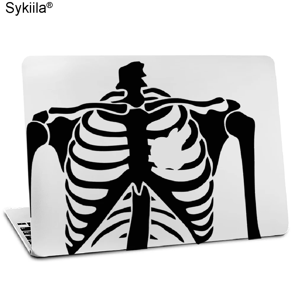 Đầu Lâu Cướp Biển Trắng Miếng Dán Cho Macbook Da Không 11 13 Pro 13 15 17 Retina Laptop Máy Tính Logo Decal