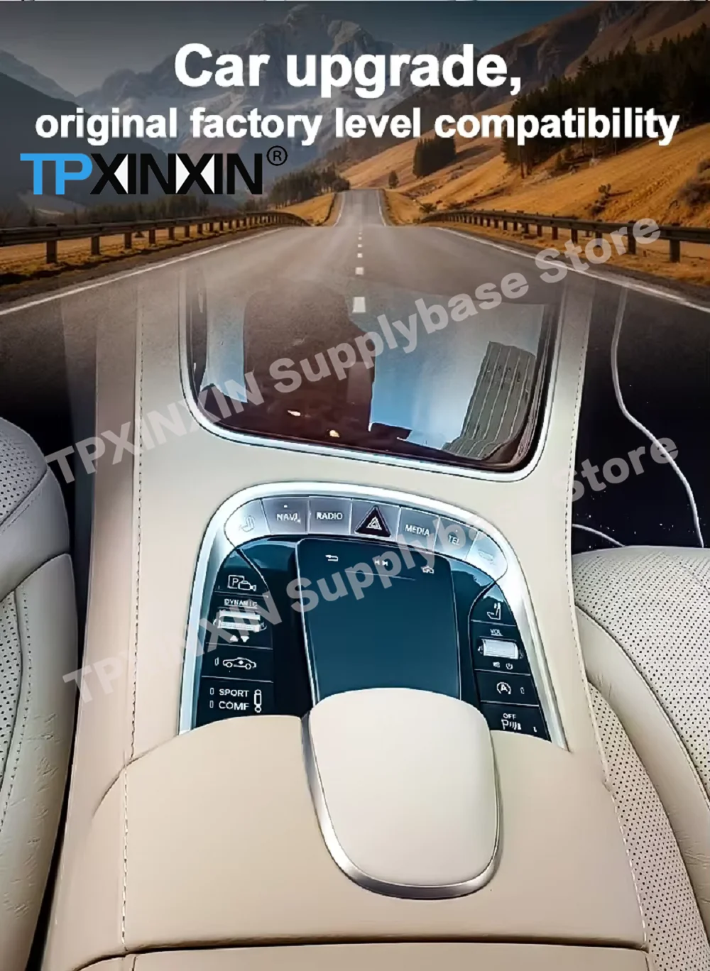 Car mouse For Mercedes Benz S W222 2014~2017 New Design Upgrade Old to New Kits Touch Pad Center Control Panel Mouse Joystick